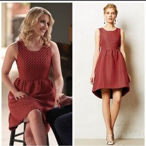 Anthropologie Geojacquard Dress By Lili Wang for Lilis Closet, Seen on TV